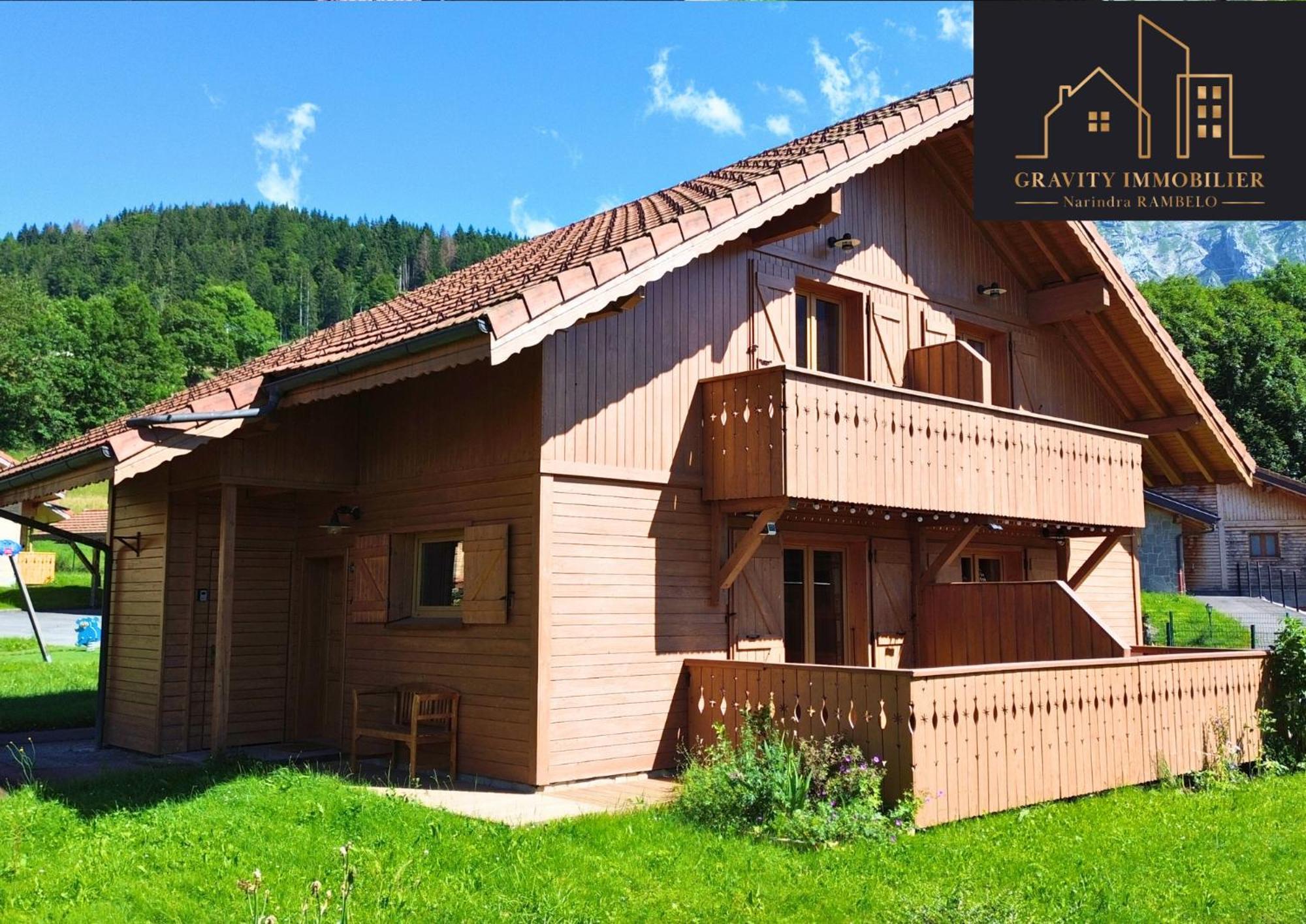 Chalet Duplex Mont-Saxonnex "Le Jarbay " Exterior foto